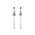 Pendientes Clavo Diamante Color Plata Pendientes Clavo Diamante Color Plata